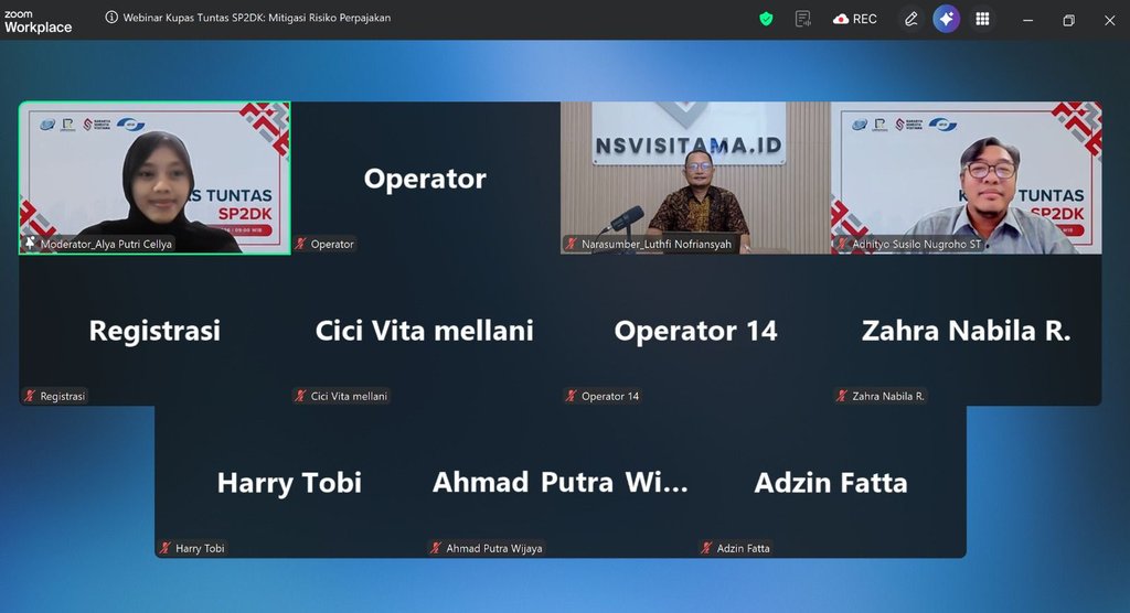 Webinar Kupas Tuntas SP2DK: Mitigasi Risiko Perpajakan
